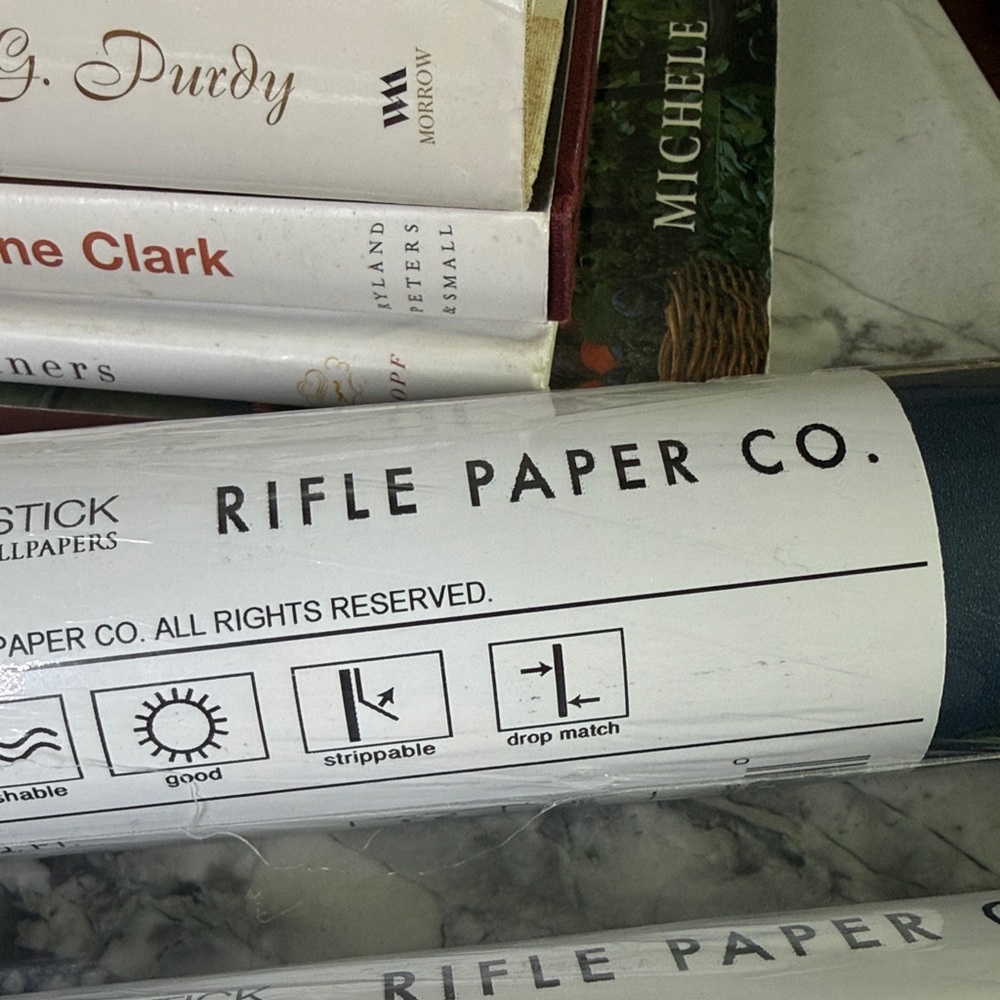 Rifle Paper Co. Citrus Grove Peel ad Sticker in Navy- 2 Rolls. - Picture 3 of 6